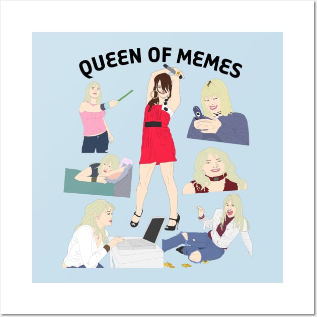 Queen of Memes Wall Art by PlanetWeirdPod